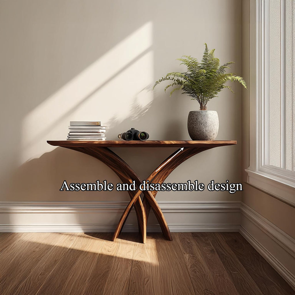 Rustic Wall Console Table Entryway