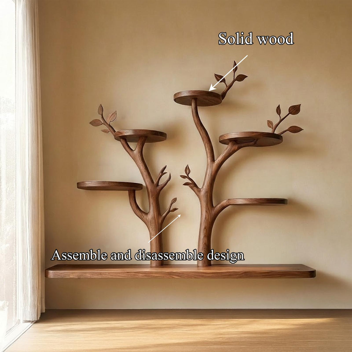 Rustic Cat Wall Display Living Room Or Contemporary Home