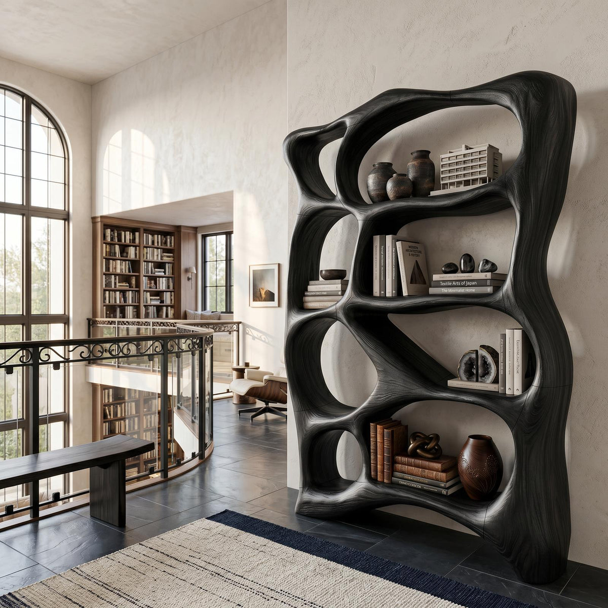Contemporary Reading Bookshelf For Cozy Bedroom Interior SILDTTNBS040