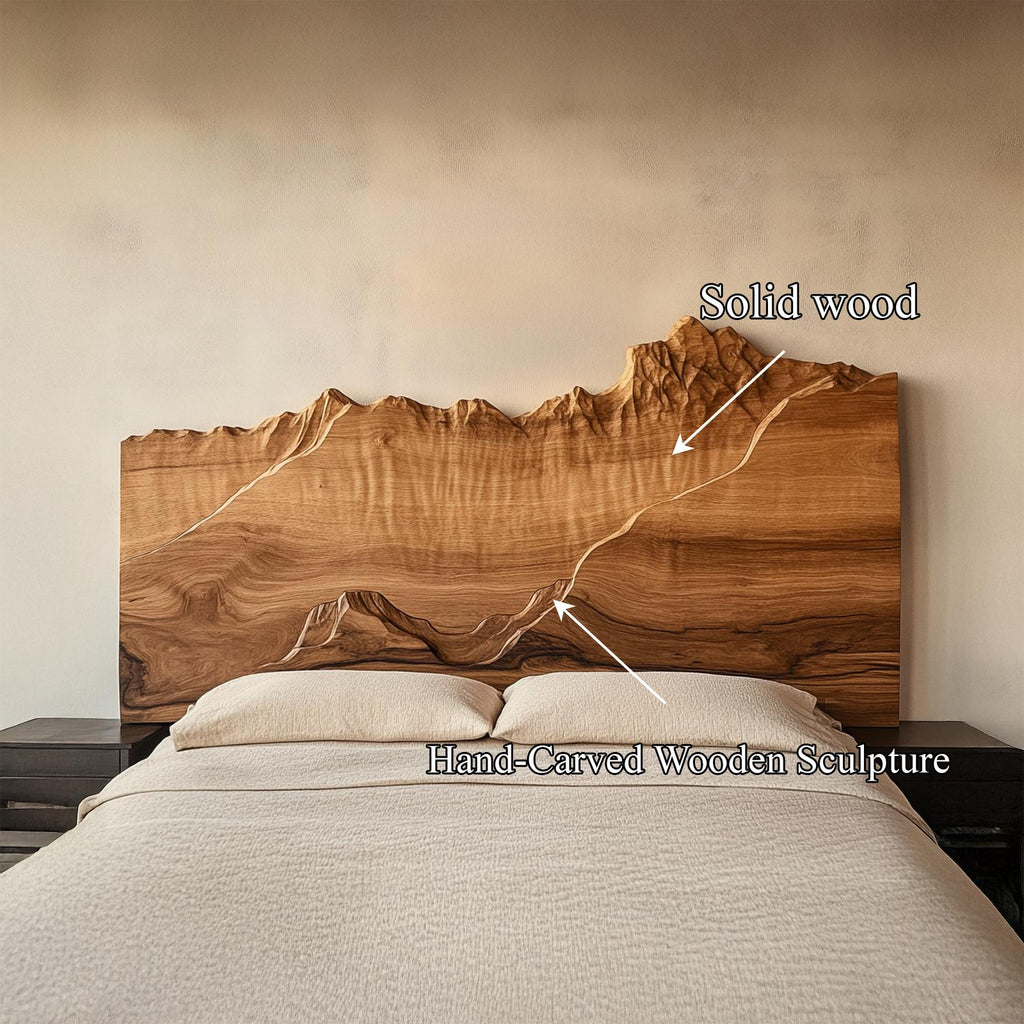 Rustic Wall Feature Headboard For Bedroom And Personal Space