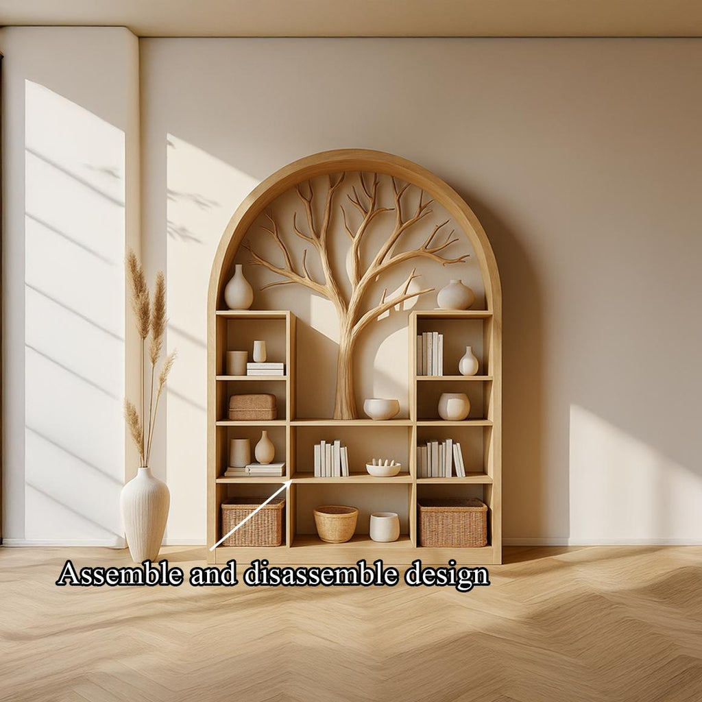 Scandinavian Rustic Display Storage Cabinet Living Room And Office