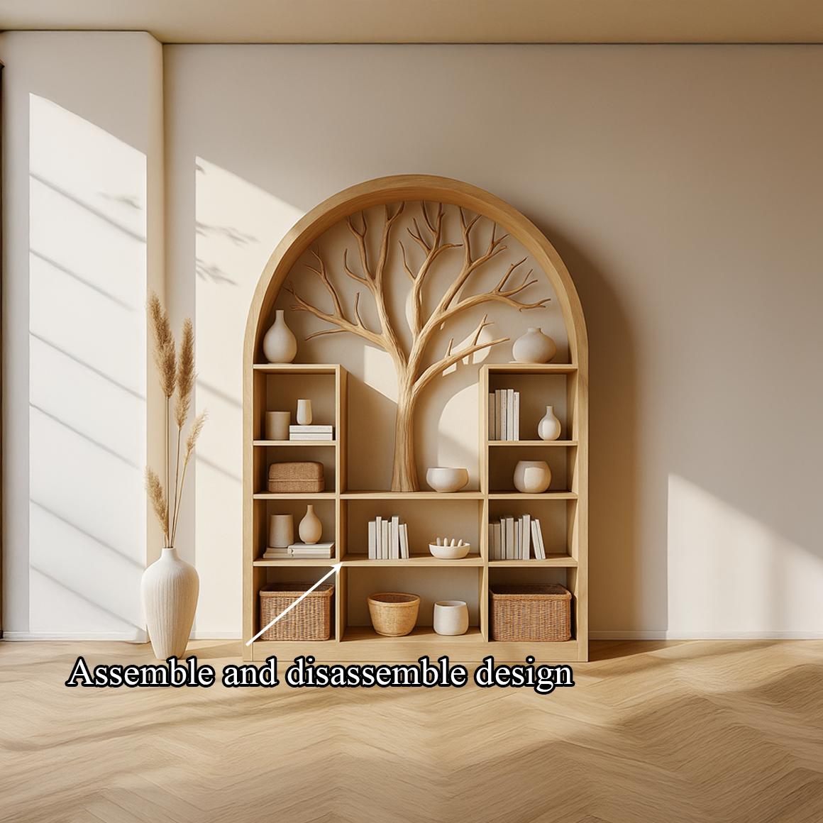 Scandinavian Rustic Display Storage Cabinet Living Room And Office