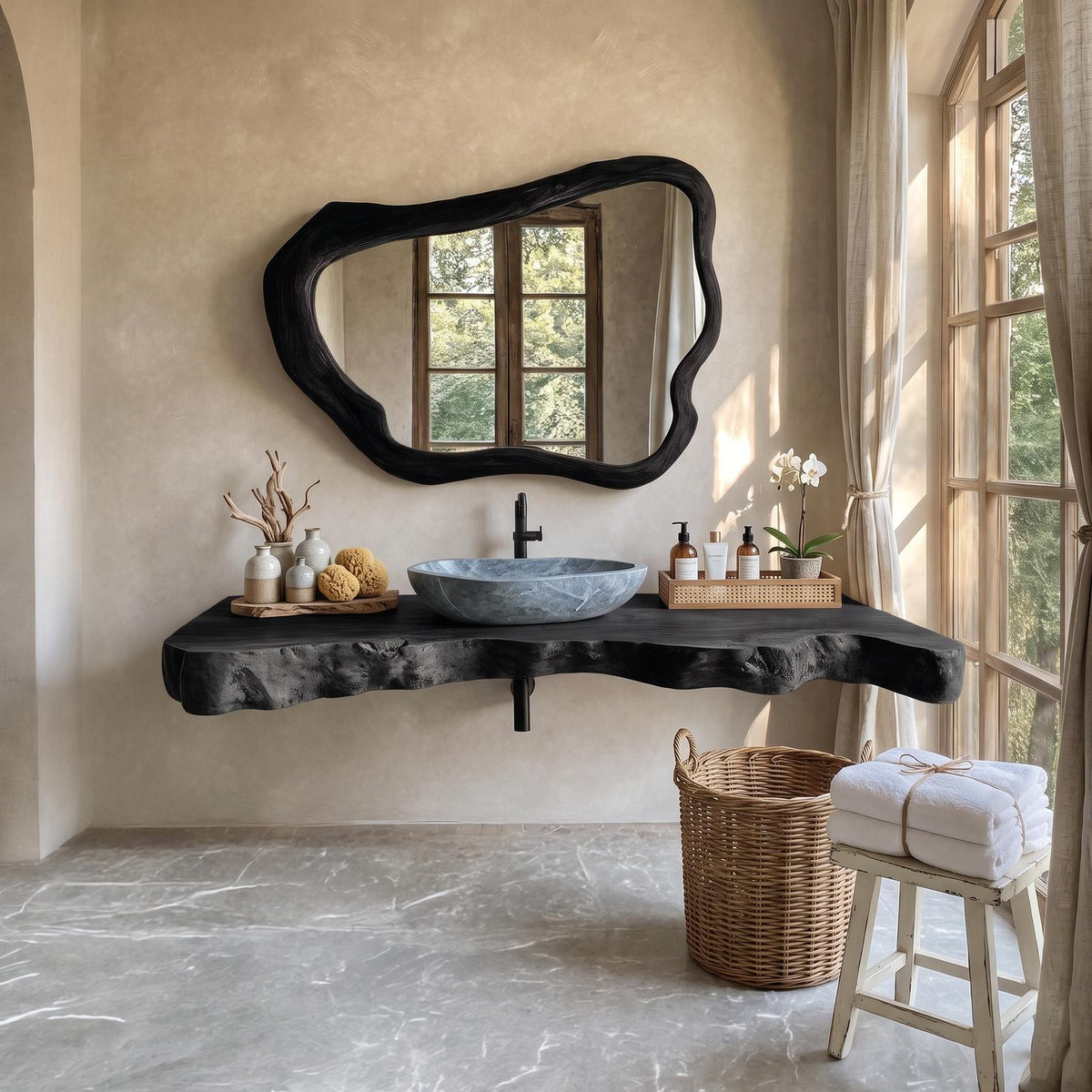 Farmhouse Style Vanity For Bathroom SILDTTRBAS023