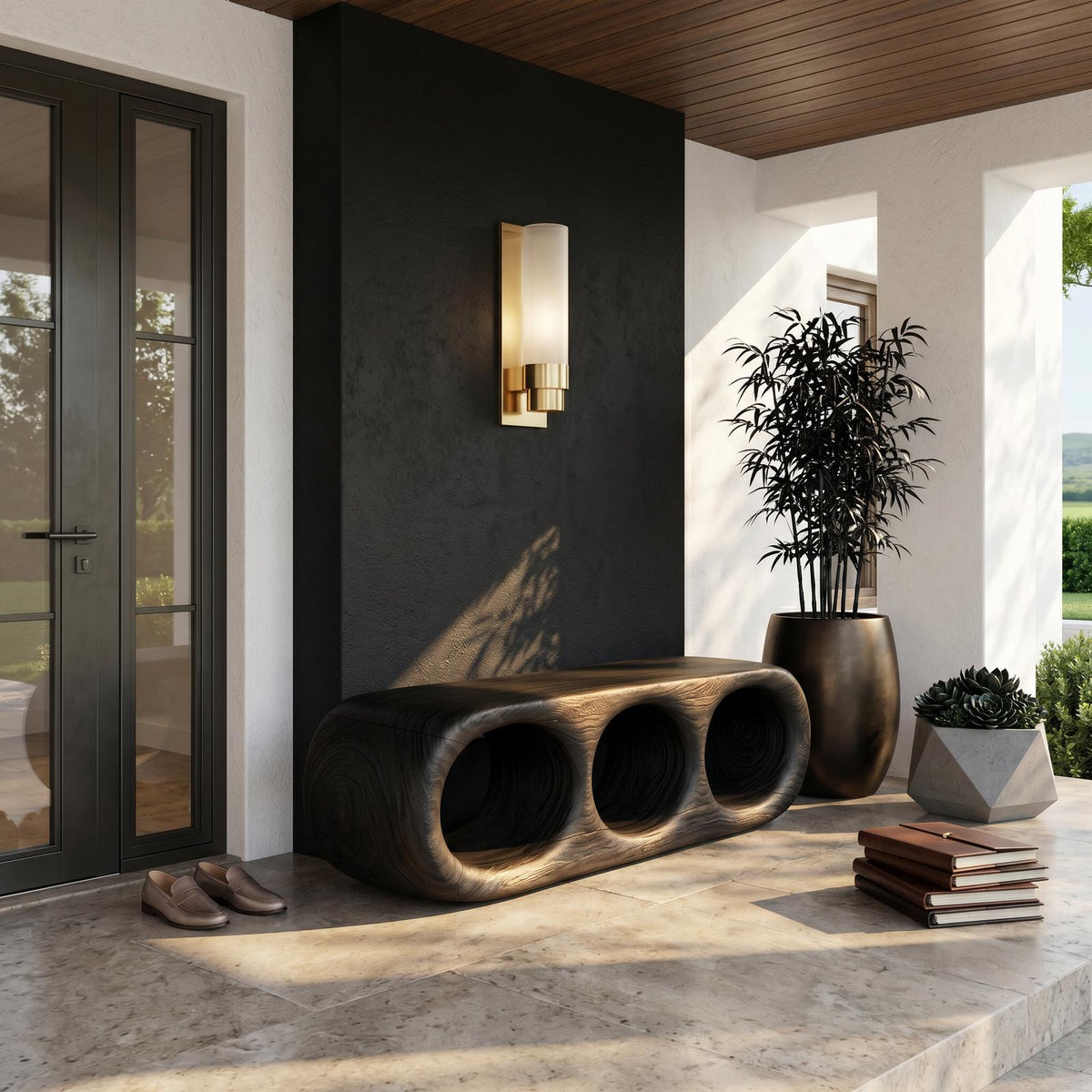 Scandinavian Bench Contemporary Hallway SILDTTRBEN059