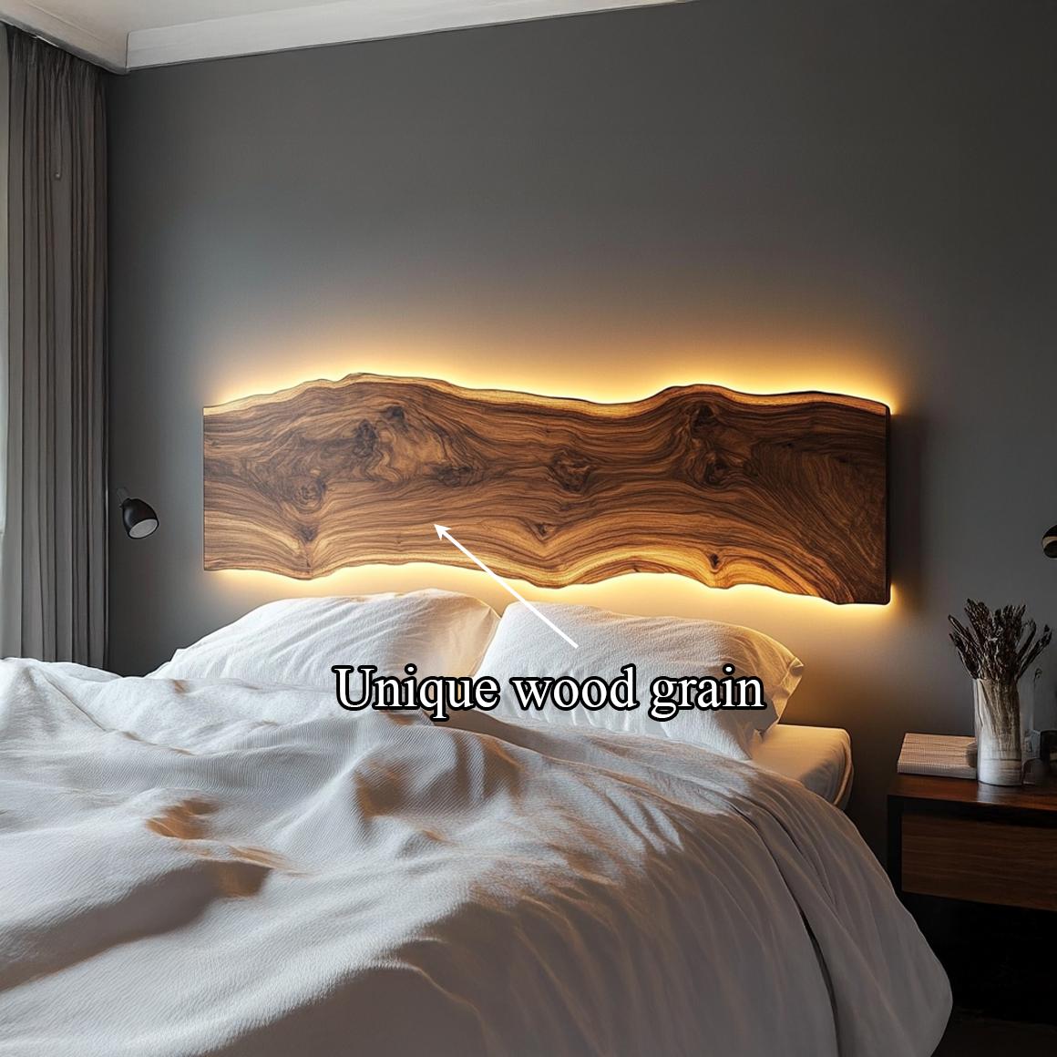 Rustic Modern Live Edge Headboard Bedroom Or Master Room