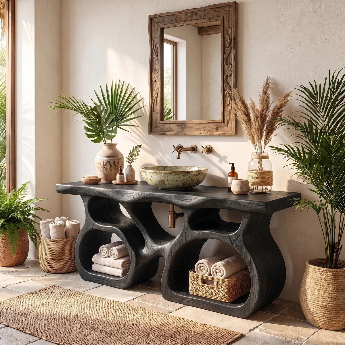 Mid Century Bathroom Sink Vanity Luxury Ensuite