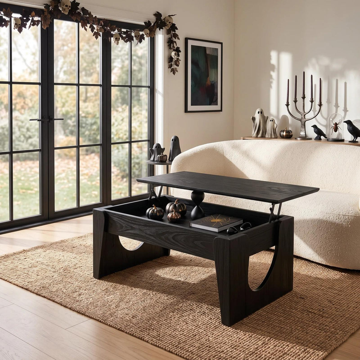 Handcrafted Halloween Lift Top Coffee Table Urban Loft