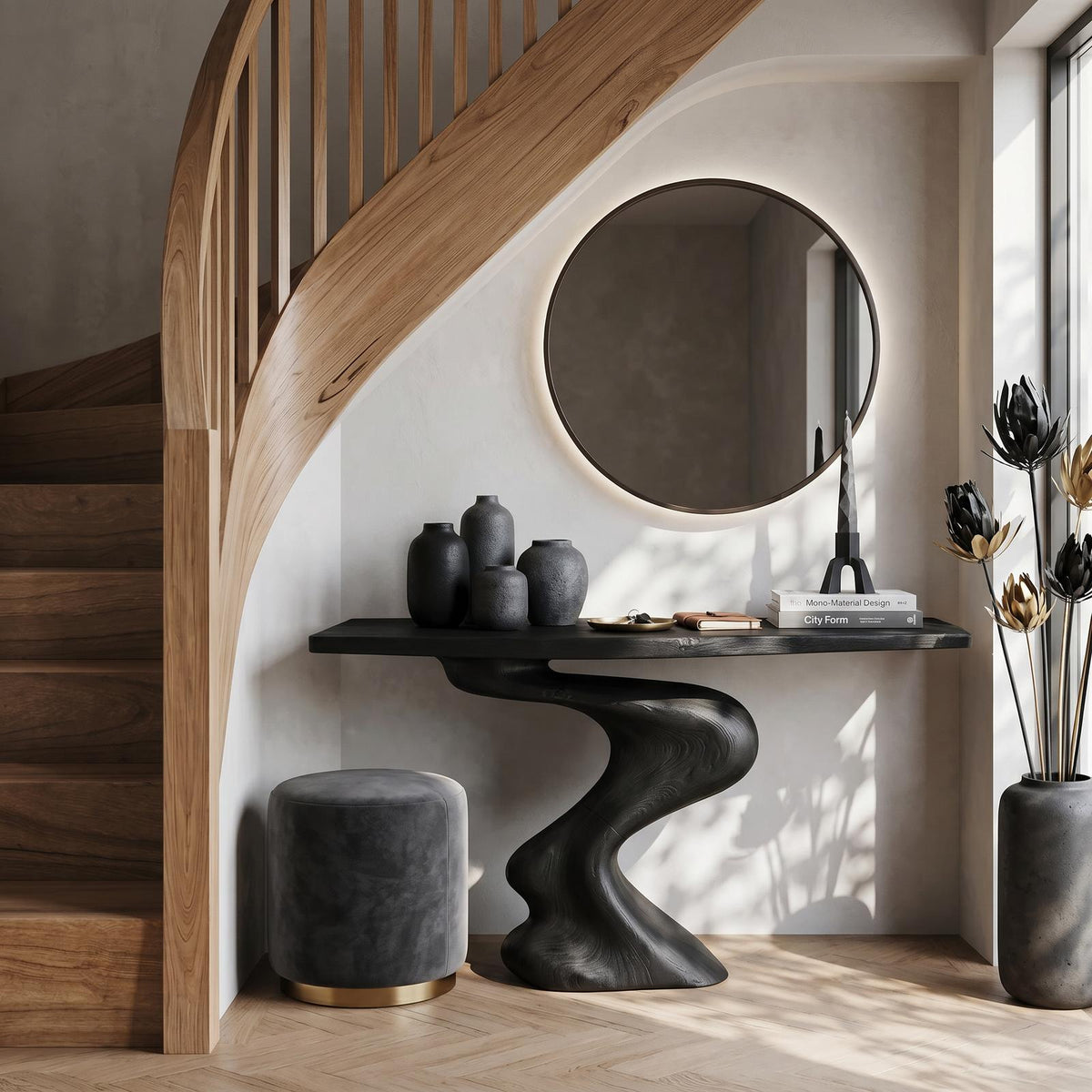 Handcrafted Modern Console Table Furniture Decor