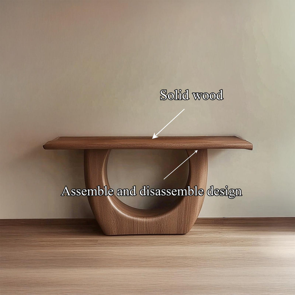Sculptural Modern Console Table Living Room And Entryway