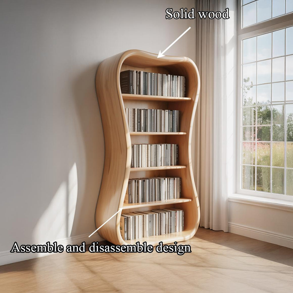 Modern Sculpted Bookshelf Reading Room Or Study Room