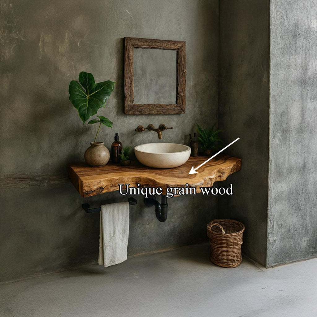Rustic Single Vanity Bathroom