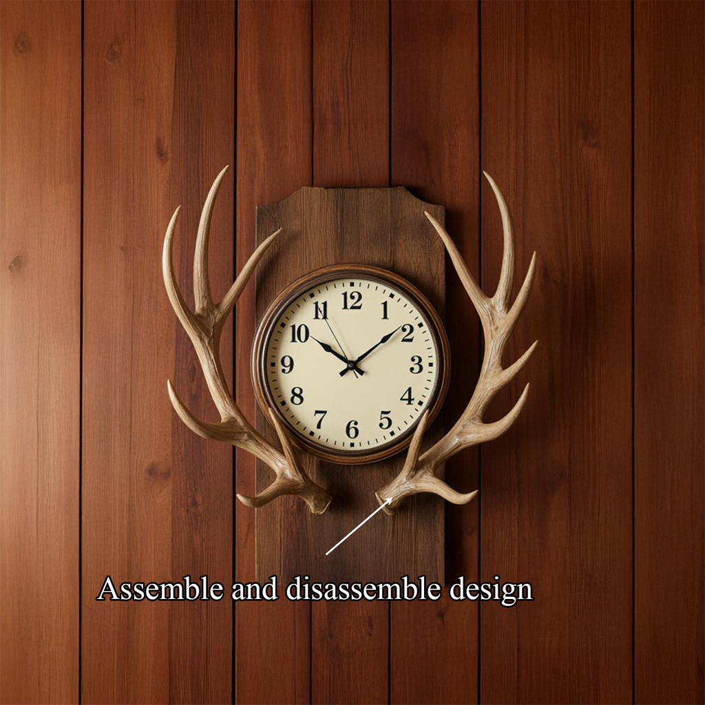 Rustic Tree Slice Wall Clock Kitchen Or Entryway