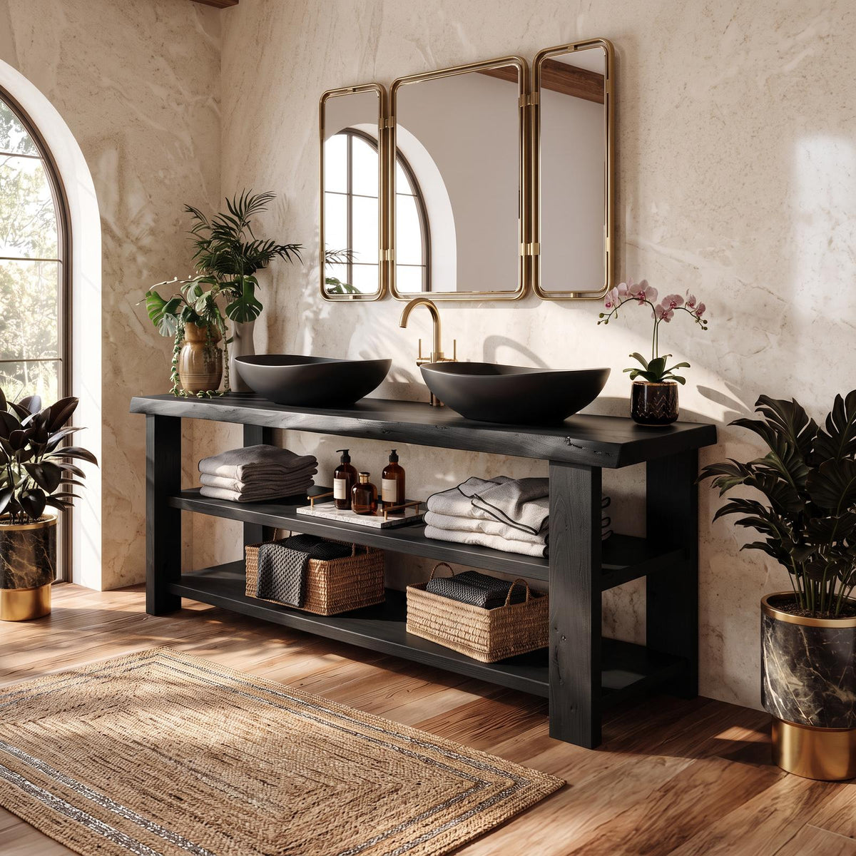Farmhouse Vanity With Storage For Bathroom Decor Ideas SILDTTRBRV041