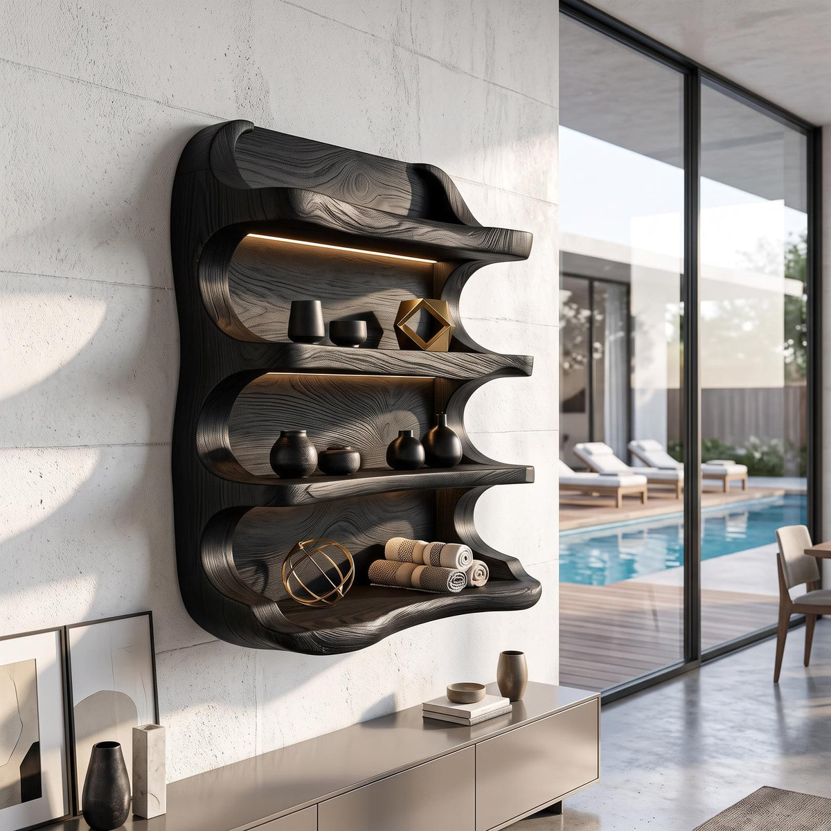 Rustic Style Handmade Spice Holder For Kitchen Furniture