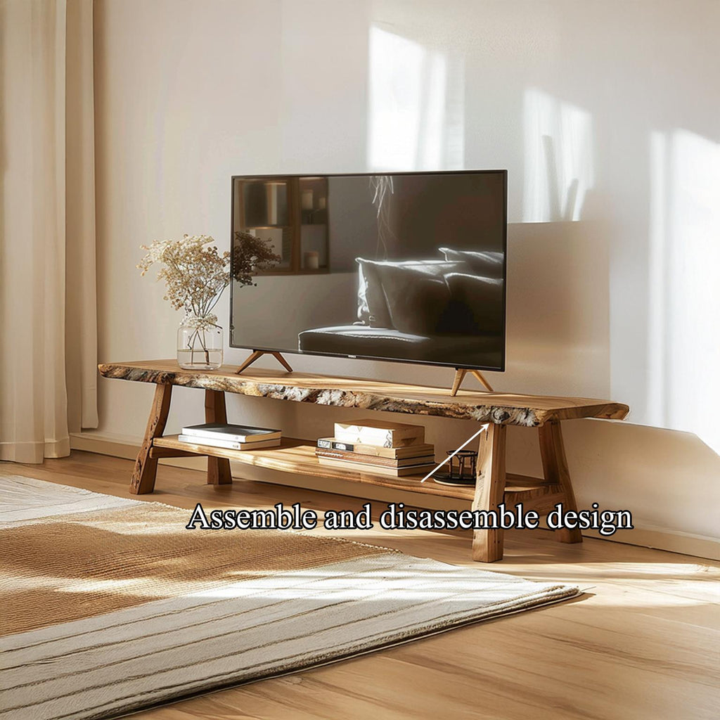 Rustic Console TV Stand Bedroom