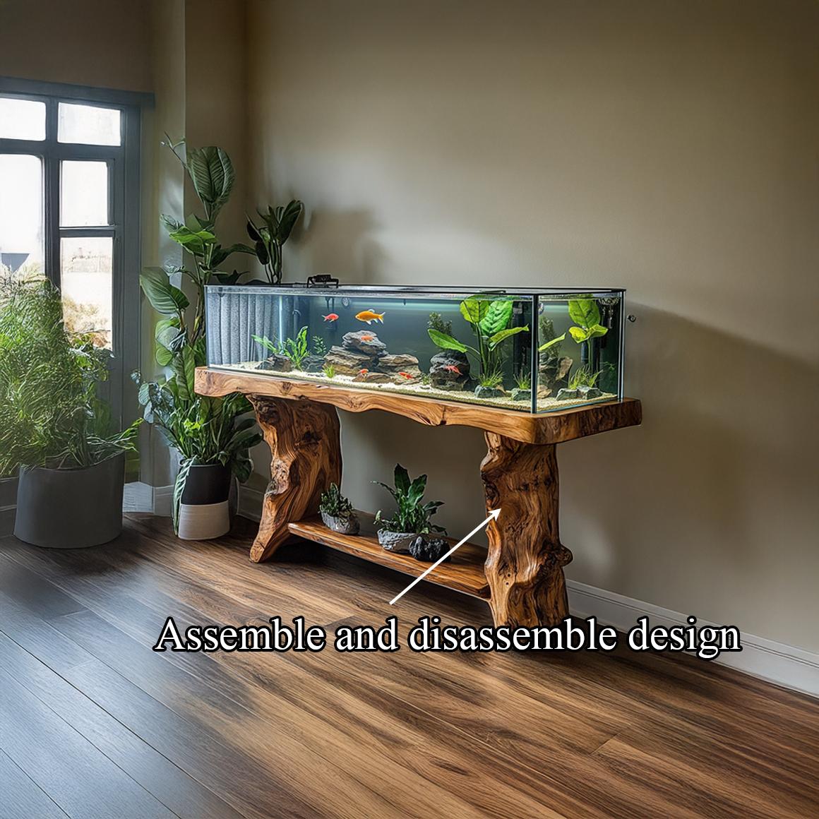 Rustic Aquarium Stand Office Or Living Room