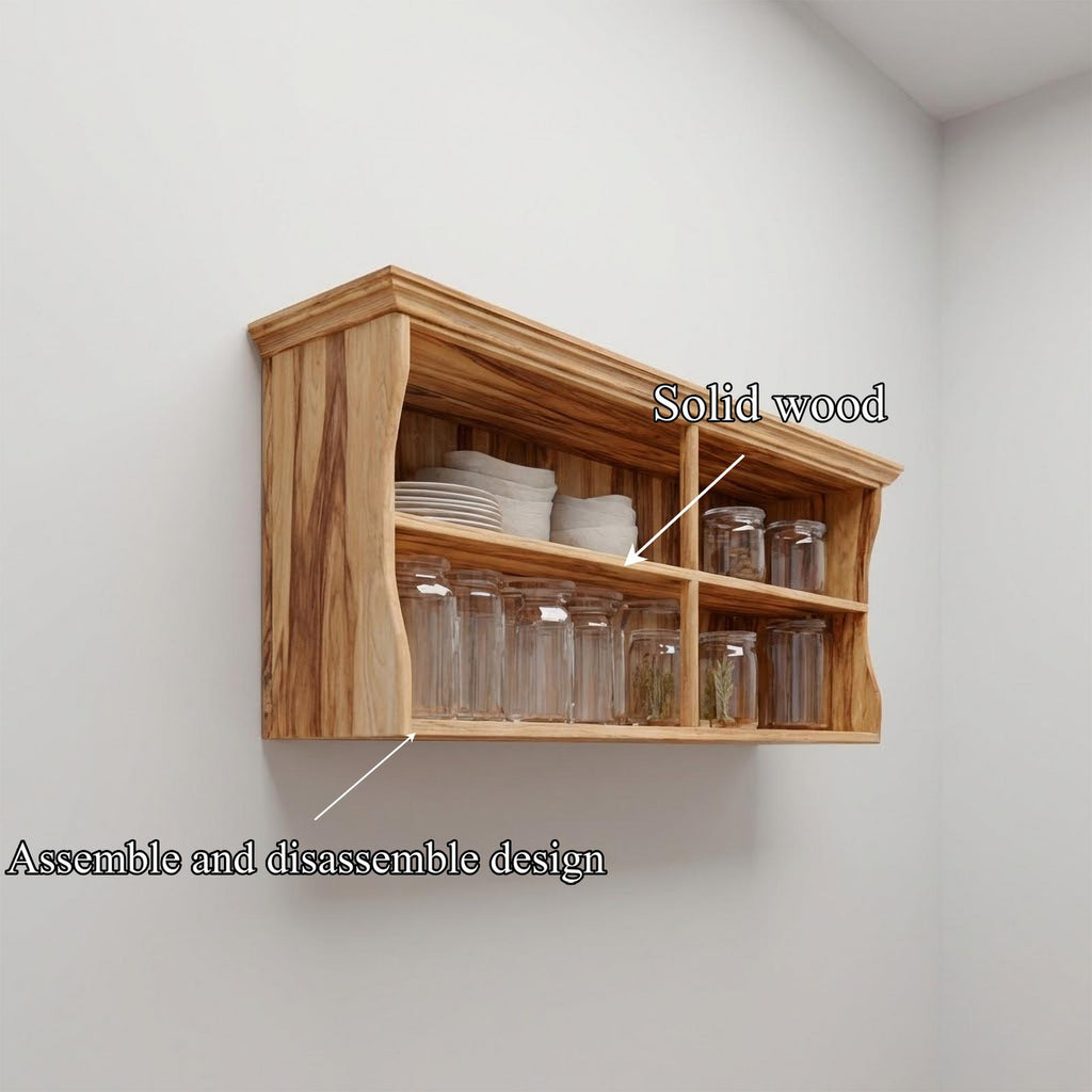 Rustic Kitchen Wall Cabinet For Cooking Or Storage Area