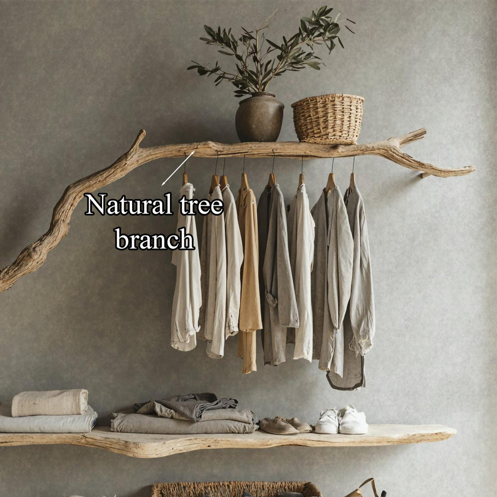Tree Branch Standing Coat Rack Wall Mount Coat Rack Shoe Storage