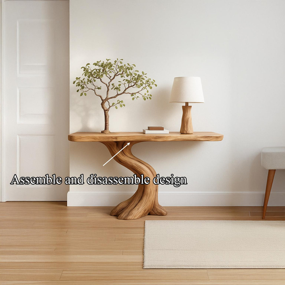 Rustic Tree Console Table Entryway Hall SINLSACS132