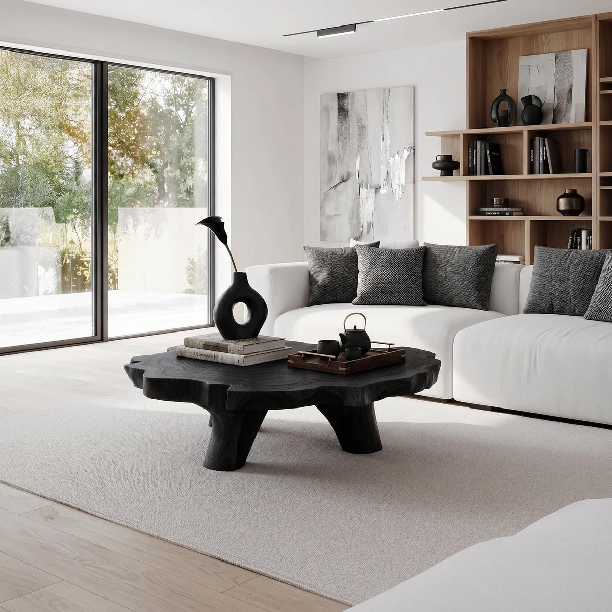 Handcrafted Coffee Table For Rustic Room Aesthetic SILDTTRCF003