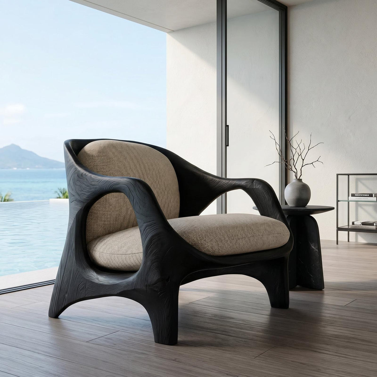 Modern Handcrafted Armchair For Living Room