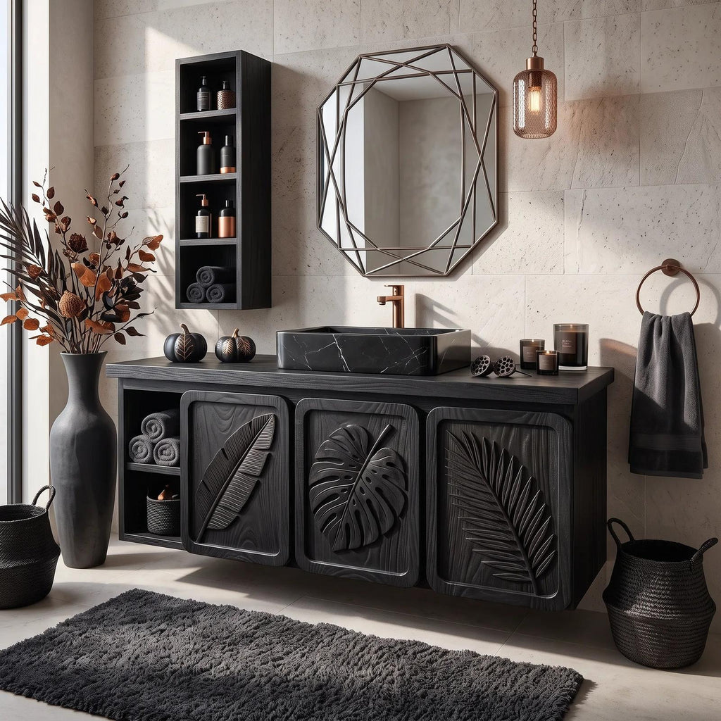 Handcrafted Organic Modern Bathroom Vanity Boutique Hotel