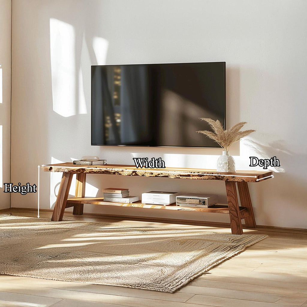Rustic TV Console Living Room