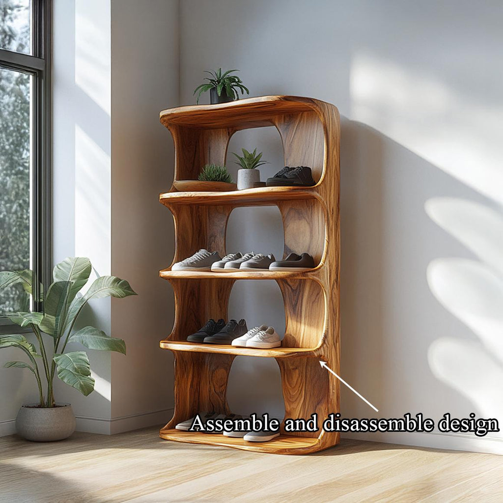Rustic Modern Shoe Rack Entryway And Bedroom