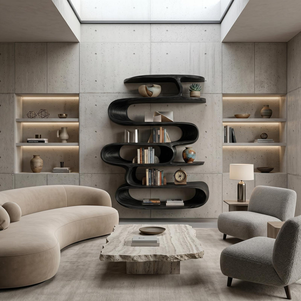Elegant Wall-Mounted Shelf For Modern Home Decor