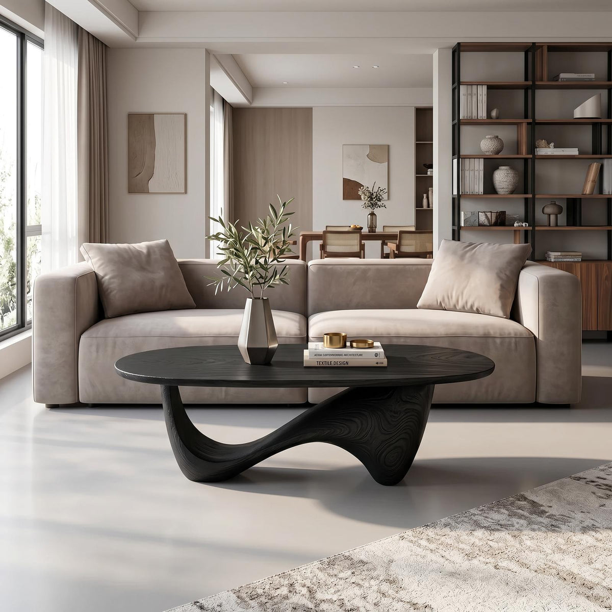Rustic Solid Wood Table For Cozy Room Setup SILDTTRCF019