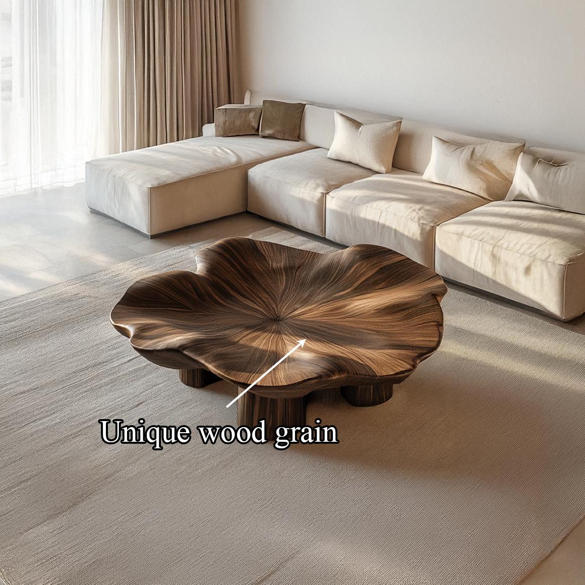 Organic Sculptural Flower Coffee Table Living Room Lounge Room