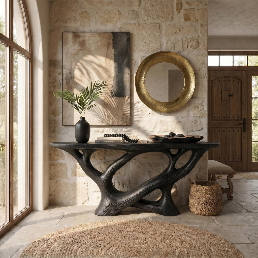 Modern Infinity Console Table Luxury Residence