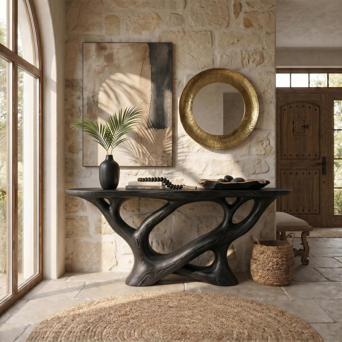 Modern Infinity Console Table Luxury Residence