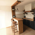Rustic Kitchen Bar Counter For Farmhouse Or Industrial Style Homes
