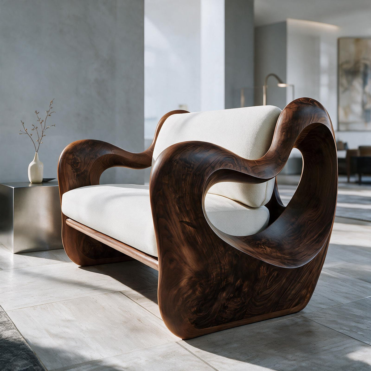 Natural Organic Sofa For Living Room And Reading Lounge