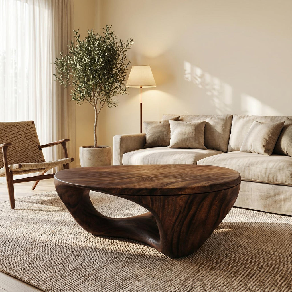 Contemporary Sculptural Coffee Table For Living Room And Lounge