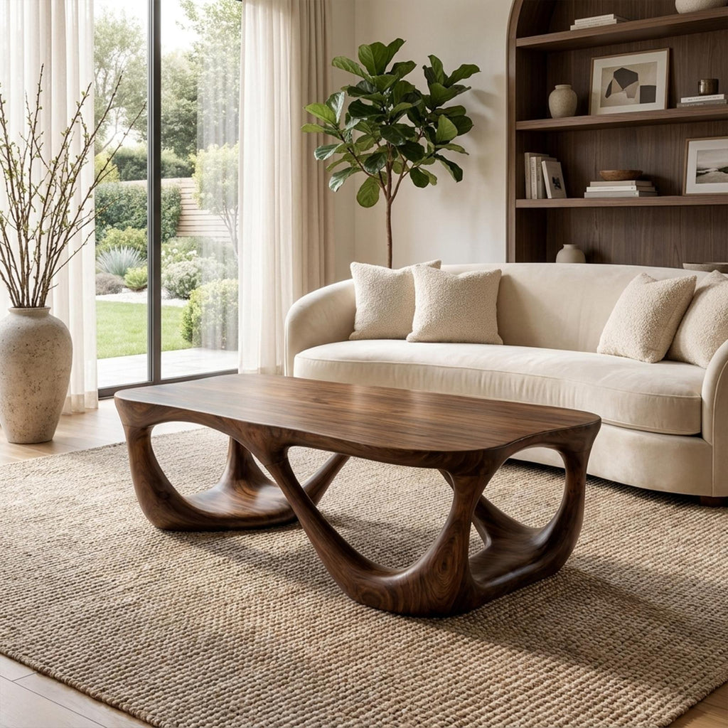 Mid Century Coffee Table Accent Living Room