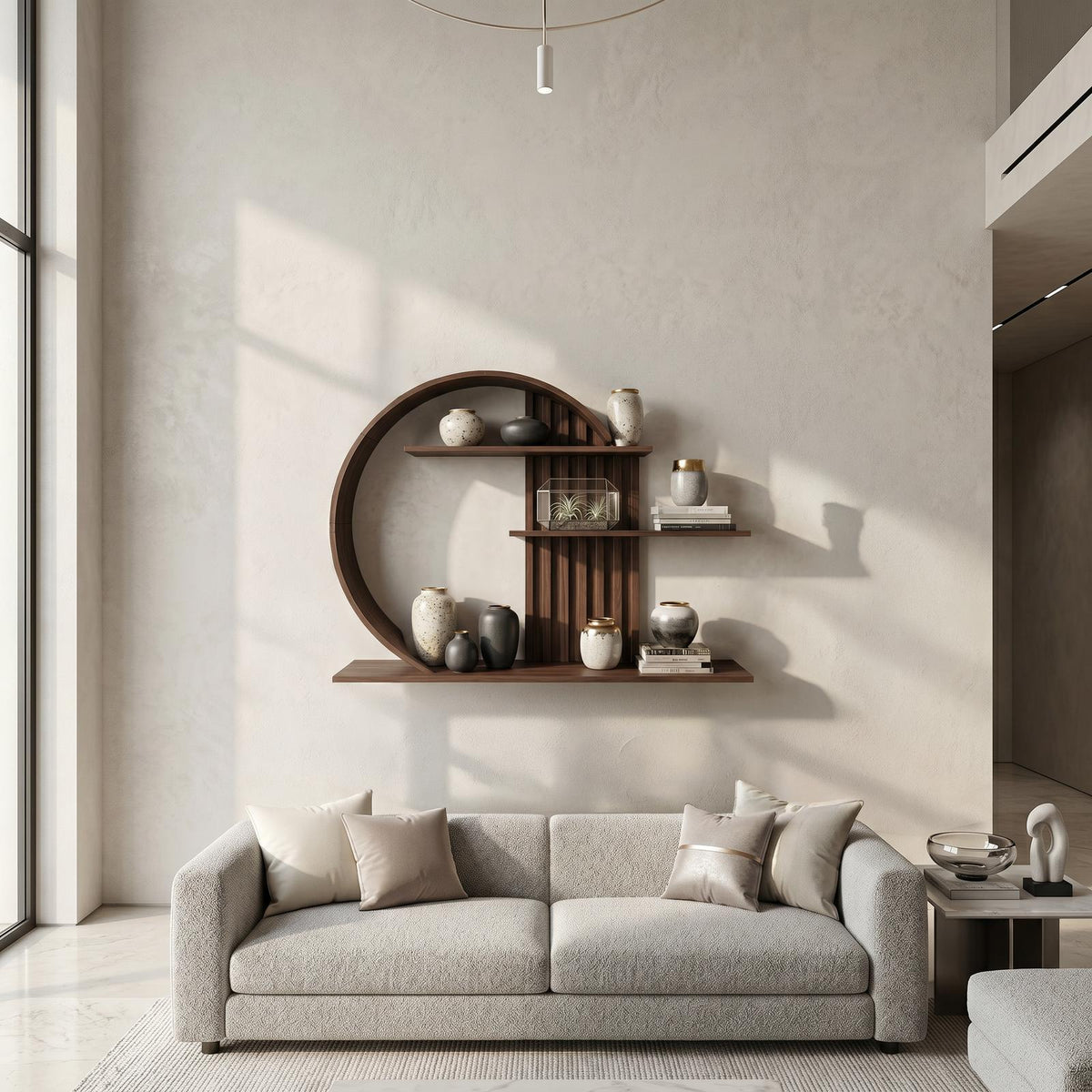 Modern Zen Wall Decor Shelf Living Room And Harmony Room