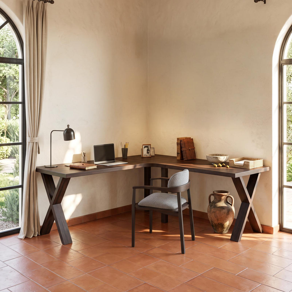 Midcentury Corner Desk Home Office