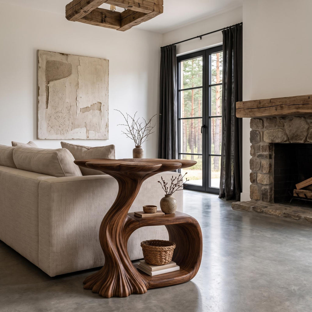 Modern Beside Table Inspired Base For Living Room