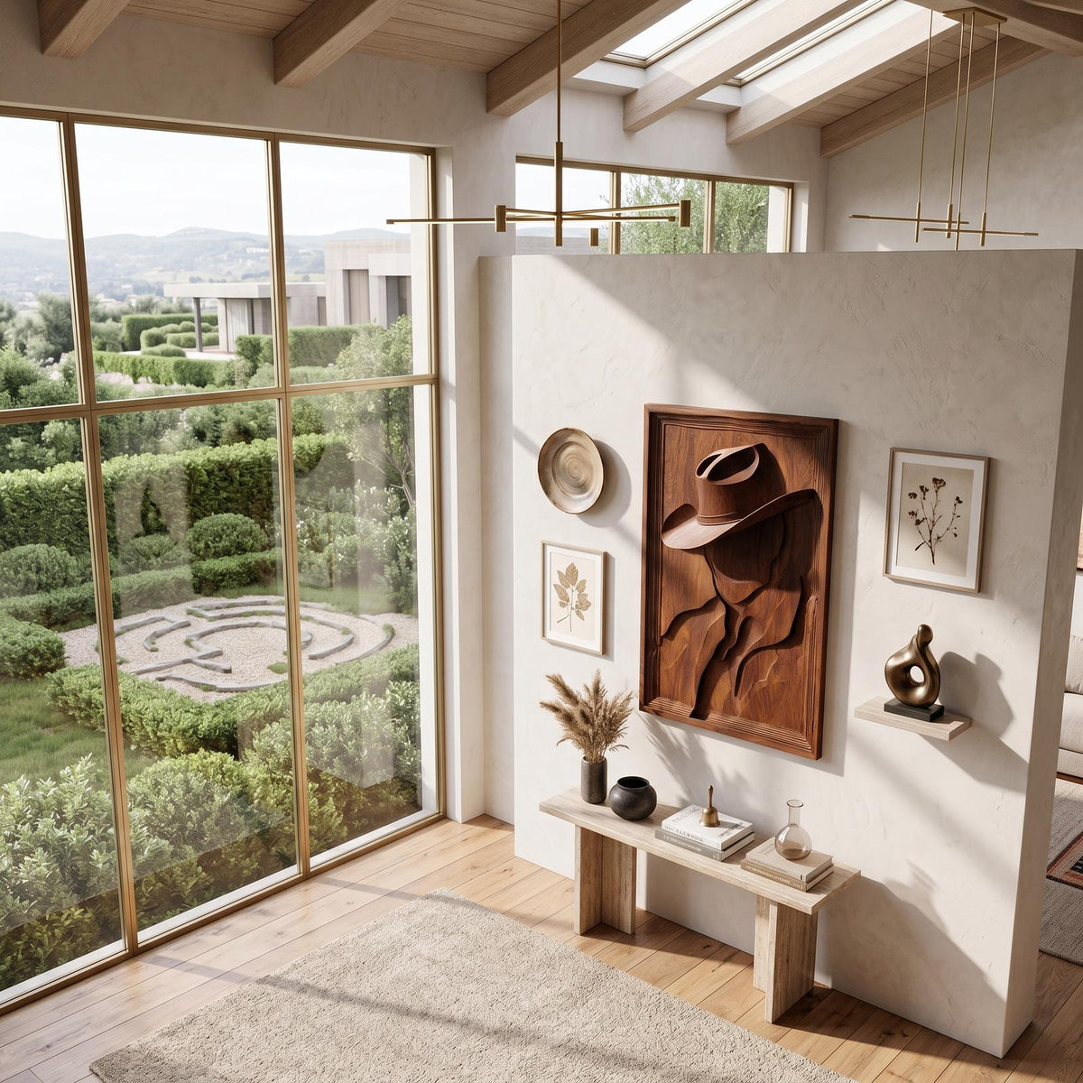 Contemporary Ranch Inspired Wall Art For Lounge Space SILDTTNWA147