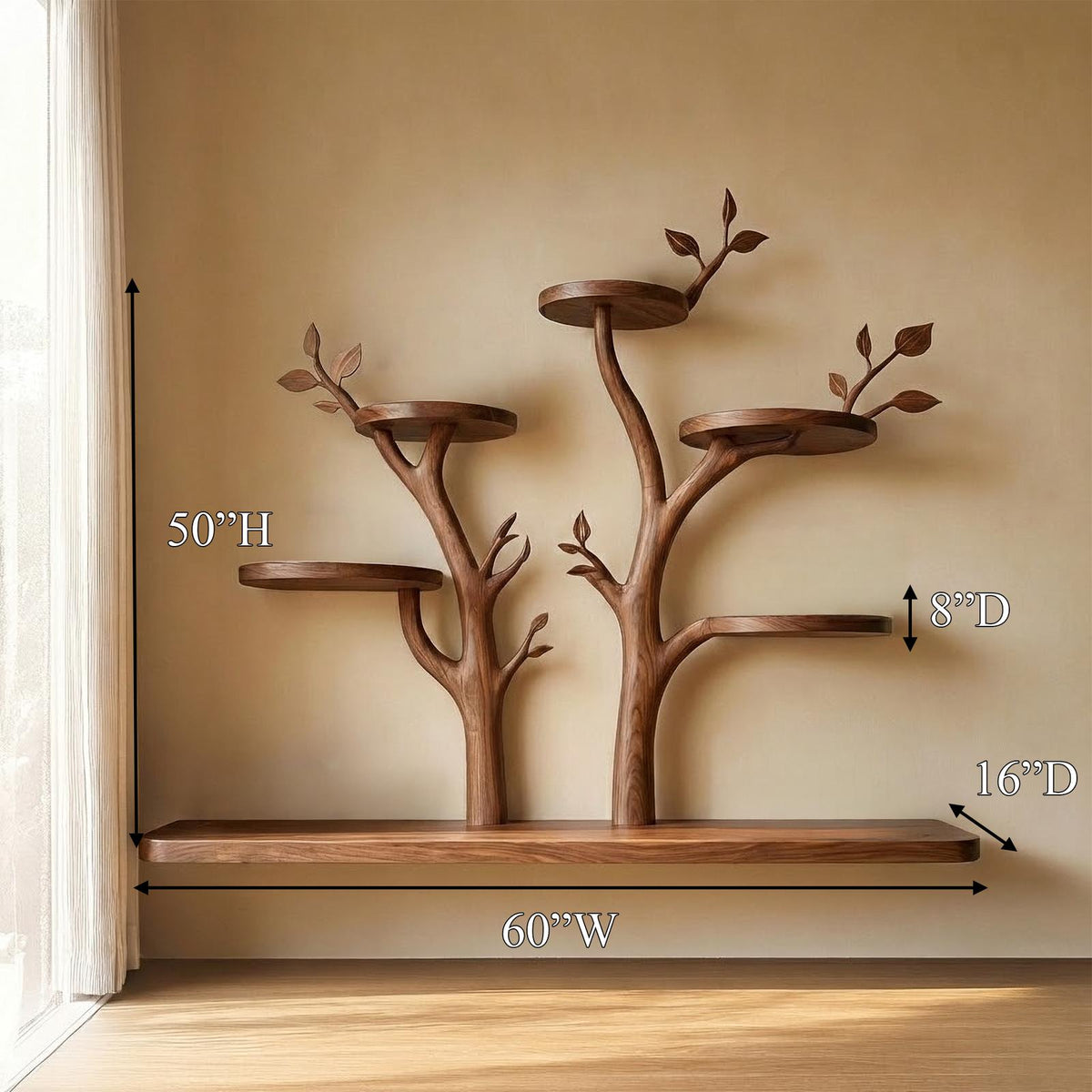 Rustic Cat Wall Display Living Room Or Contemporary Home