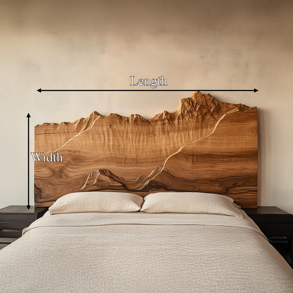 Rustic Wall Feature Headboard For Bedroom And Personal Space