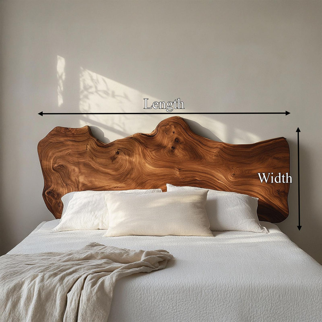 Rustic Organic Form Headboard For Bedroom Or Resting Area
