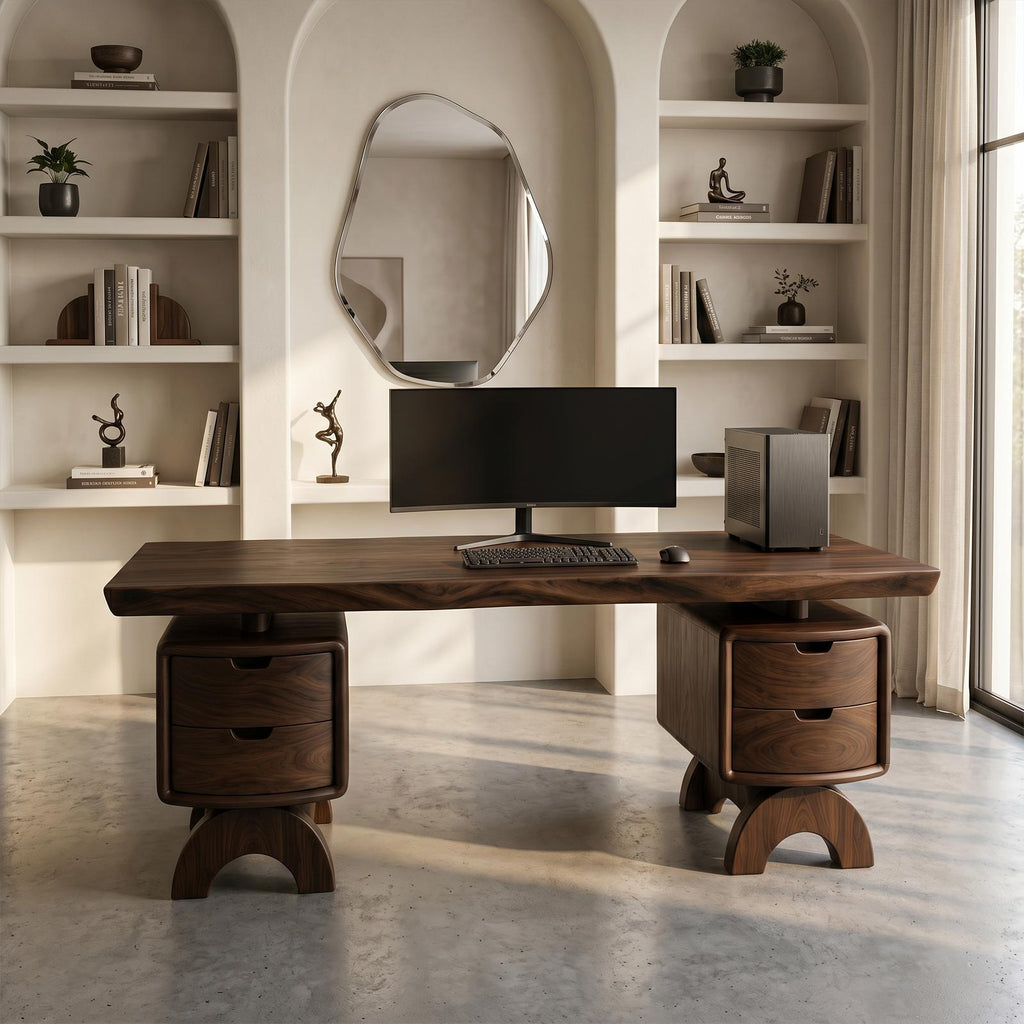 Contemporary Executive Desk Bedroom Office