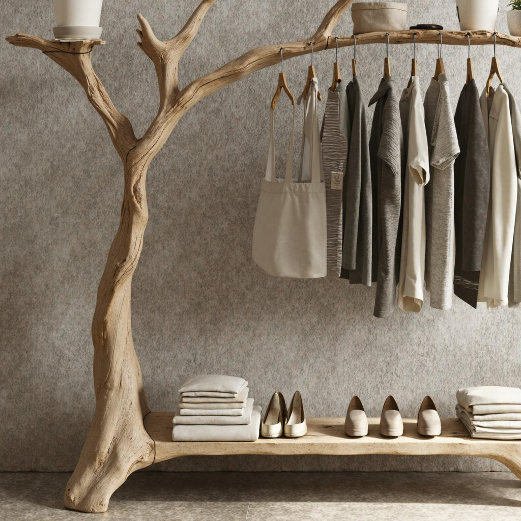 Tree Branch Shoe Rack For Closet Coat Rack With Shelf Rack For Shoe