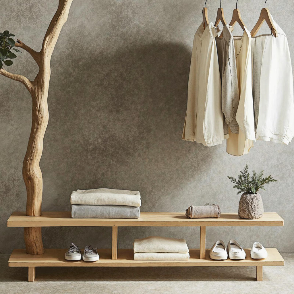 Driftwood Branch Coat Hanger Wall Mount Unique Towel Hook