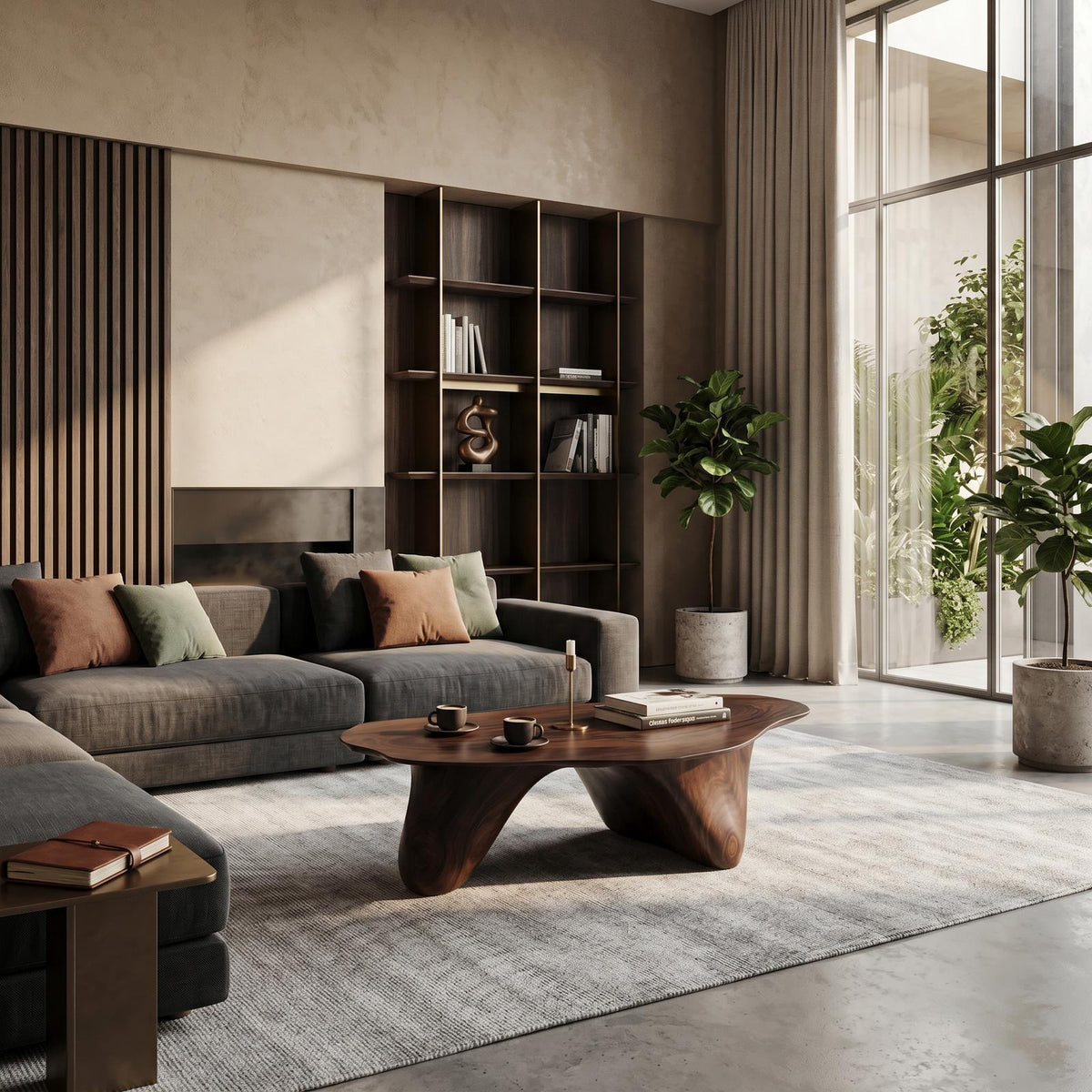 Handcrafted Low Table For Sophisticated Interiors SILDTTNCF013