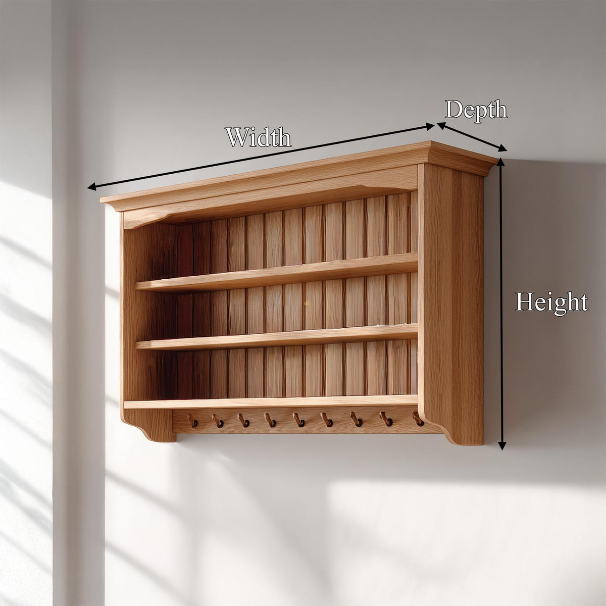 Rustic Wall Storage Cabinet For Kitchen Or Dining Room
