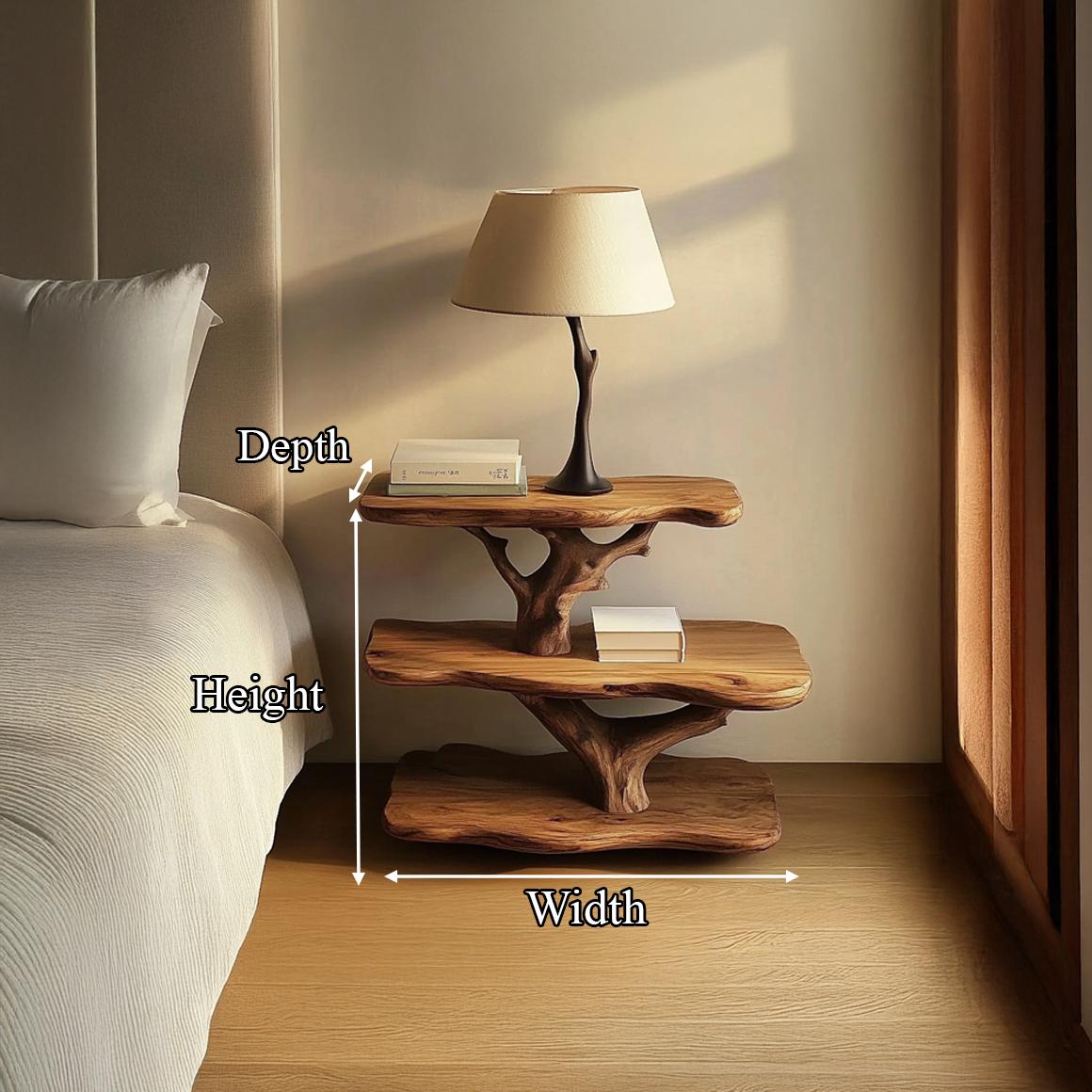 Rustic Tree Nightstand Bedroom And Guest Room